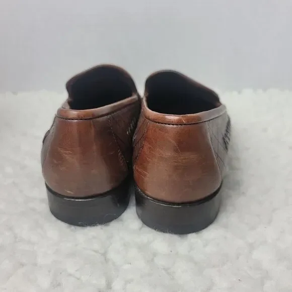 Cole Haan Penny Loafer Womens Size 7B Brown Leather Slip-On F6406 Shoes Good Con - Picture 4 of 11